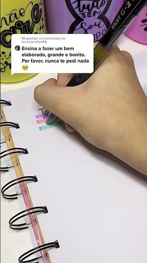 ideia de TÍTULO grande,ELABORADO e LINDO!✨ #shorts