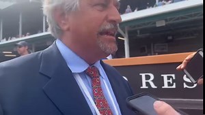 GUN PILOT navigated his way to wire victoriously in the Grade 1 Churchill Downs Stakes! The four-year-old colt became @threechimneysfarm stallion and newly inducted @nmrhof memeber GUN RUNNER’s tenth Grade 1 winner. This race also marks @crisjockeytorres first Grade 1 win. Trainer Steve Asmussen has nothing but admiration for both horses. | Horse Racing Nation