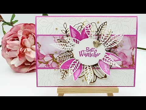 Anleitung: Geburtstagskarte "Tintenkunst" Stampin' Up!®