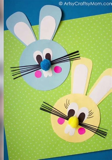 rabbit craft ideas with paper #art#trending video