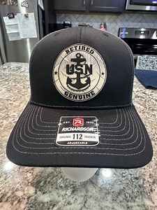 Retired Genuine Chief, Senior Chief, Master Chief, Black & Charcoal Hat, MCPO Gift, Cut From the Deck Plates Chief, Senior Chief, Unique Hat - Etsy