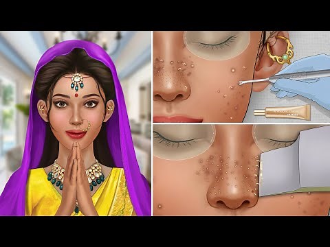 ASMR The best treatment and makeup for the girl who transforms into a beautiful girl