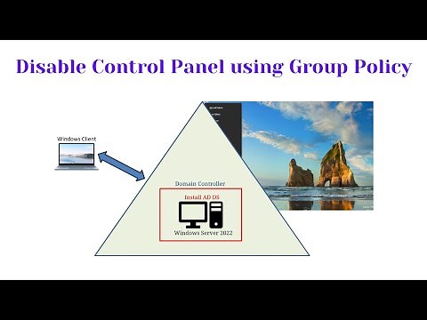 Disable Control Panel using Group Policy
