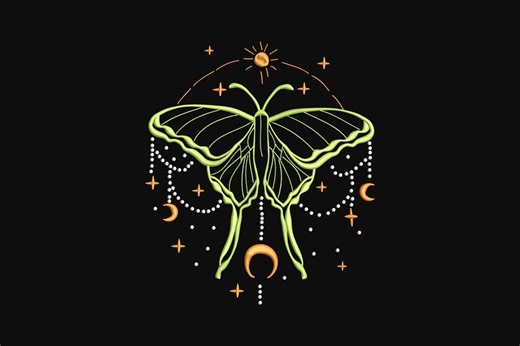 Butterfly Machine Embroidery Design, Butterfly Embroidery Designs, 5 Sizes, Instant Download - Etsy