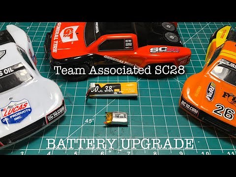 Team Associated SC28 - Battery Upgrade