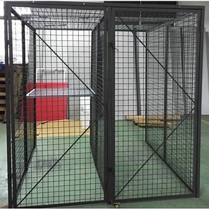[Hot Item] Storage Locker Cage Cost-Effective Security Storage Cage Modular Wire Mesh Storage Locker