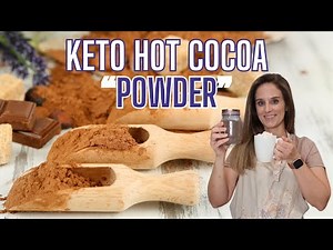 Keto Hot chocolate Powder! Make your own Keto hot chocolate POWDER!