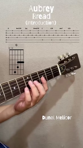 72K views · 1.2K reactions | Aubrey - Bread (Introduction) #bread #Aubrey #guitarlessons #guitartutorial #guitarchords #guitartabs #guitarplayers #guitaristsofinstagram #guitarplaying #lespaul #guitaramp #fenderguitar #guitardaily #guitarplayer #guitar #guitarist #guitars #guitarra #acousticguitar #electricguitar #guitarporn #guitarsolo #guitarcover #bassguitar #guitarsdaily #guitarrista #guitarsofinstagram #guitarhero #guitare #guitarists #instaguitar #guitargear | Dunel Melicor | Facebook
