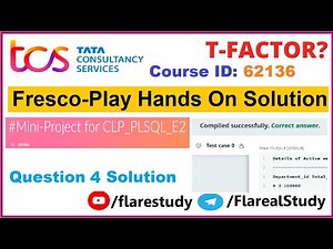 62136 Question 4 | Employee not assigned to any Dept. Hands-on | Fresco Play Handson Solution #tcs