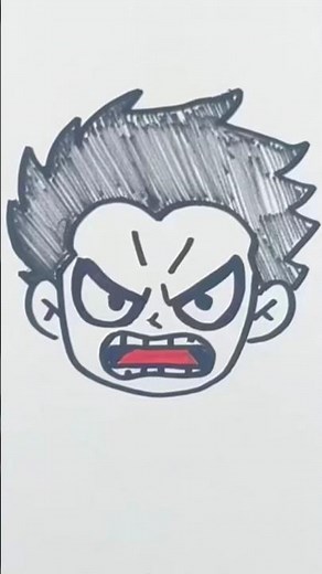 Easy Gear 4 Luffy Drawing Tutorial! How to Draw Luffy! #onepiece