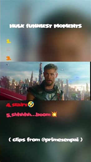 Hulk best moments🤣🤣#funny #hulk #marvel #best #moments