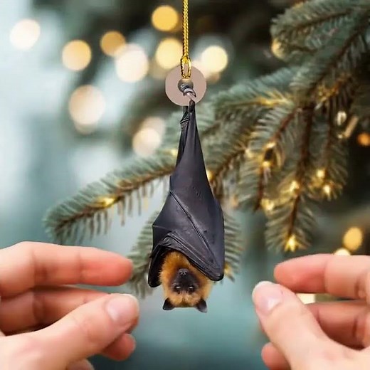 Bat Christmas Ornament