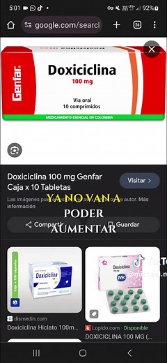 Usos y efectos de la Doxiciclina en Medicina
