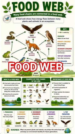 🌿 FOOD WEB 🕸️🐍🦅
