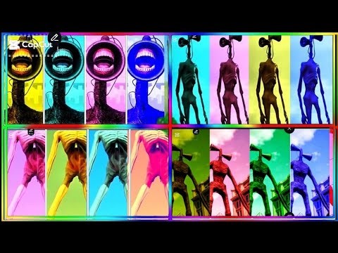 “Siren Head Color Shift – Scary Transformation!”