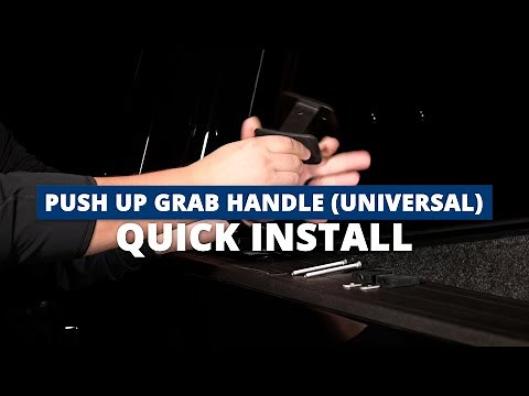 How to Install Push-Up Stake Pocket Grab Handles on Your Truck for Easy Bed Access!