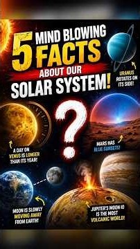 5 Mind-Blowing Space Facts About Our Solar System 🪐