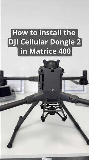 How to Install DJI Cellular Dongle 2 on the DJI Matrice 400 drone 🛜 @stablecam4910