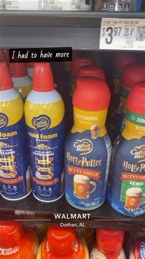 Harry Potter ButterBeer #butterbeer #coffee #coffeelover #coffeecreamer