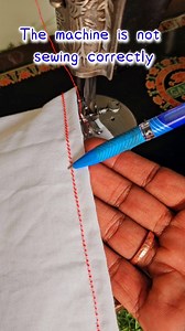 The machine is not sewing correctly #sewingtips #trendingreel #sewingmachinerepair #silaitips #silaimachine | tailor course