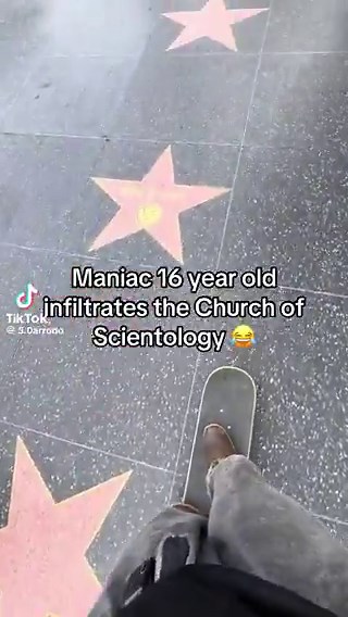 Kid runs into a Scientology cult building screaming it's a cult 🤣