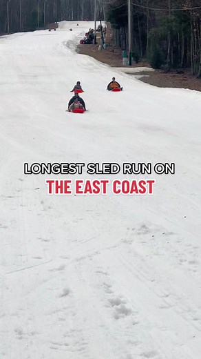 Experience the Longest Sled Run on the East Coast at Blackwater State Park, WV!