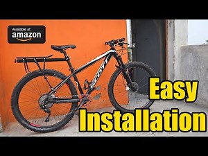 How To Install Bicycle Carrier, Bike Rear Rack in any Cycle | Hybrid | Road | Cycle Rider Roy