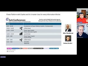 Workshop PowerPlatform with Copilot and AI: A Masterclass for every Information Worker @ TechCon 365
