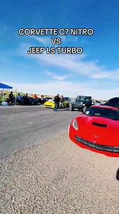 23K views · 248 reactions | CORVETTE C7 NITRO VS JEEP LS TURBO #nitrous #Juarez #elpaso #corvette #ciudadjuarez #corvettec7 #jeep #lsswaptheworld #lsturbo @fans destacados | Carreras Retos Juarez | Facebook