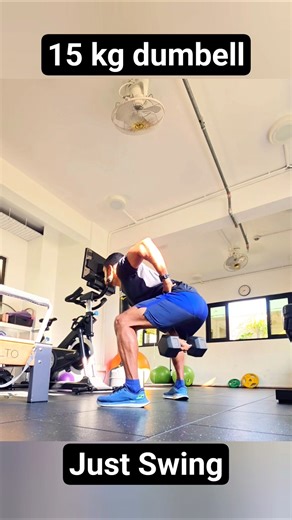 #workout #dumbell #swing