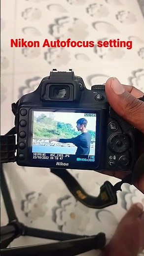 Nikon D3300 Autofocus setting 🔥🔥🤫✌✌❤