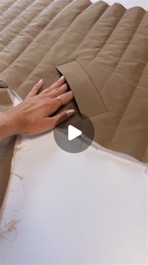 DariaPatternmaking.com 🪡 on Instagram: "Started to sew a coat 🪡 I’ve been wanting to try this project for a while: my beloved quilted coat pattern! Using pre-quilted fabric makes sewing this coat fun and quick, and the design makes it wonderfully cozy. 🧋 #CozyCoverCoat pattern in progress✨"