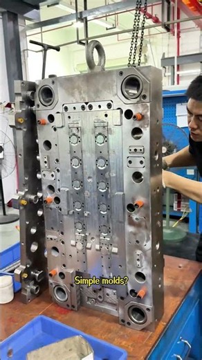 Handling simple to complexparts for your production #manufacturing#gvmold