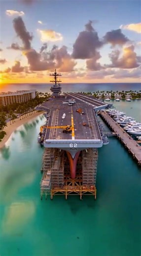 United States aircraft carrier repairs #miniature #aircraftcarrier #usnavy