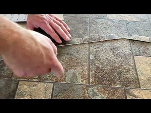 Tips for cutting sheet vinyl seam on floor