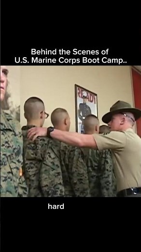 Behind the Scenes of U.S. Marine Corps Boot Camp.. #MarineCorps #BootCamp