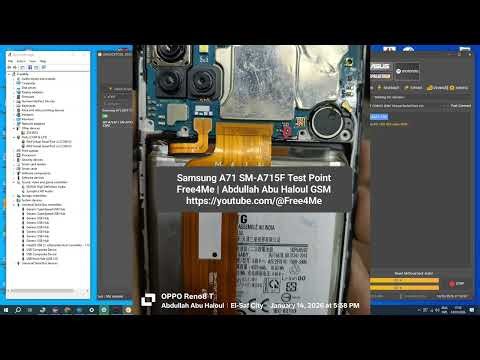 Samsung A71 SM-A715F Qualcomm 730 Reset Frp Via Test Point By UnlockTool
