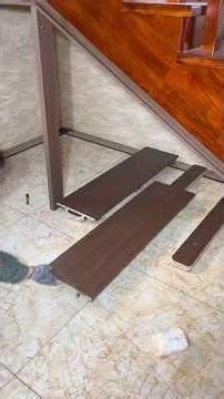 Hidden Under Stairs Drawer Installation Smooth Sliding Smart Wood Design” #classicwood #wooddesigner