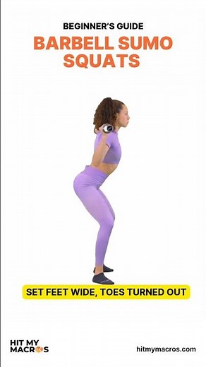 Beginner’s Guide to Barbell Sumo Squats | Build Glutes & Inner Thighs 🍑