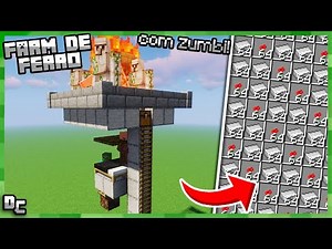 FARM de FERRO MAIS COMPACTA do Minecraft 1.21.11!? (800+ ITEMS POR HORA)