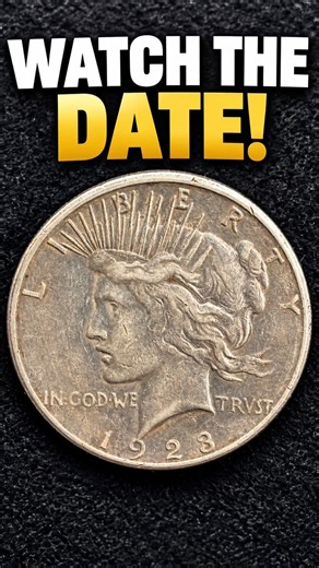 1923/1928 Peace Dollar #worthnow #coin #money #coincollecting #uscoins #silver #coincollection