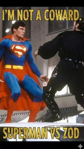 SUPERMAN vs ZOD: The Face-Off That Shook the World 😱🔥#superman