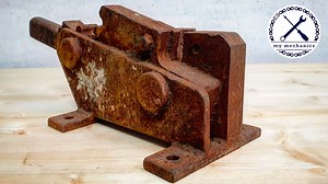 This video is especially made for facebook. In this video i'm restoring a hopeless case of a super rusty rebar cutter. People from all over the world send me pictures of their items they'd like to have restored by me in a video. Mostly the items do not look bad enough, not enough rust or not broken enough for an interesting video. However this rebar cutter caught my attention from the first look at it. Marco from Italy was so nice to ship it to me to Switzerland, he gave me this shear for free m