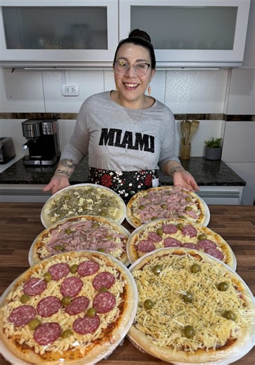 6 Pizzas Caseras con 1 kg de Harina para Vender
