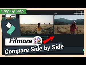 Compare Two Videos Side by Side for Color Grading | Filmora 12 & 13 Tutorial