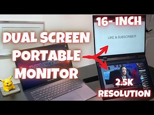 UPERFECT - Dual 16-inch 2.5k Folding Portable Monitor | In-Depth REVIEW