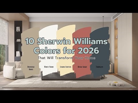Sherwin Williams 10 Most Popular Paint Colors (2026)