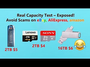 Fake USB Drives & SD Cards? How to Check Real Capacity with H2testw!