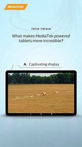 17 reactions | MediaTek powered tablets make your streaming, gaming or browsing experience seamless and efficient. Tell us about your favourite tablet feature in the comments. #MediaTek #TechTrivia | MediaTek | Facebook
