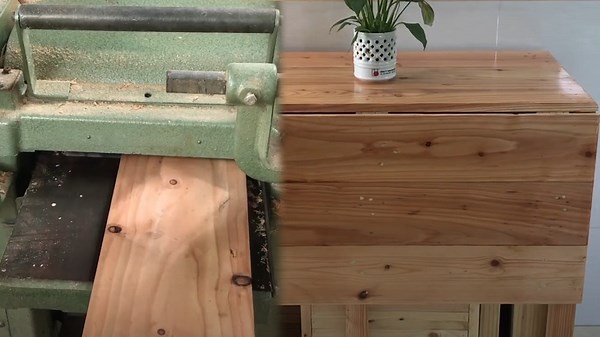 Creative Woodworking Turns Pallets Into Functional Smart Tables